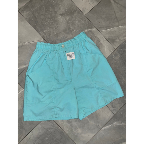 Vintagel Coral Bay Cyan Shorts 14 - Picture 3 of 5